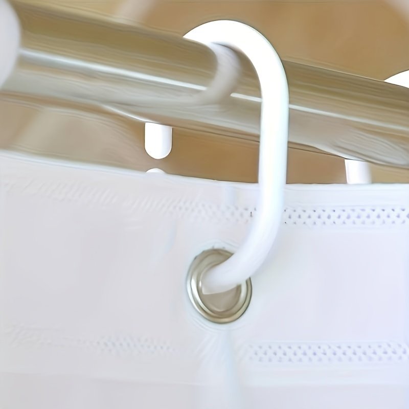 Extra large floral shower curtain with hooks