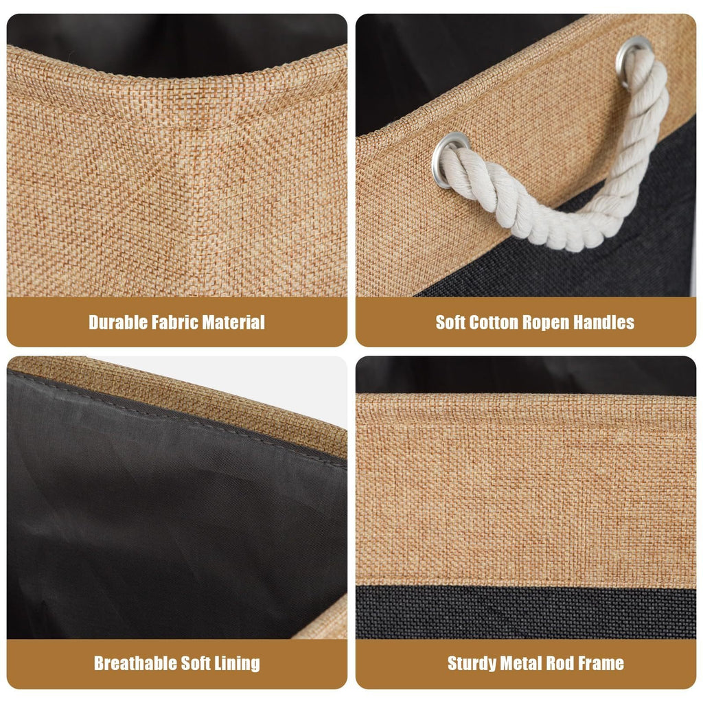 13 inch foldable fabric organiser baskets for home storage