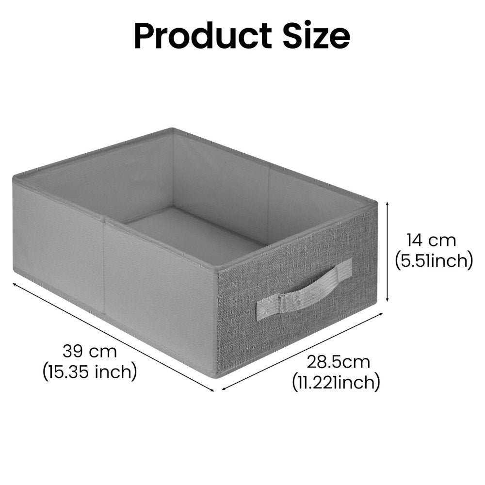 Fabric organiser bins storing toys and accessories