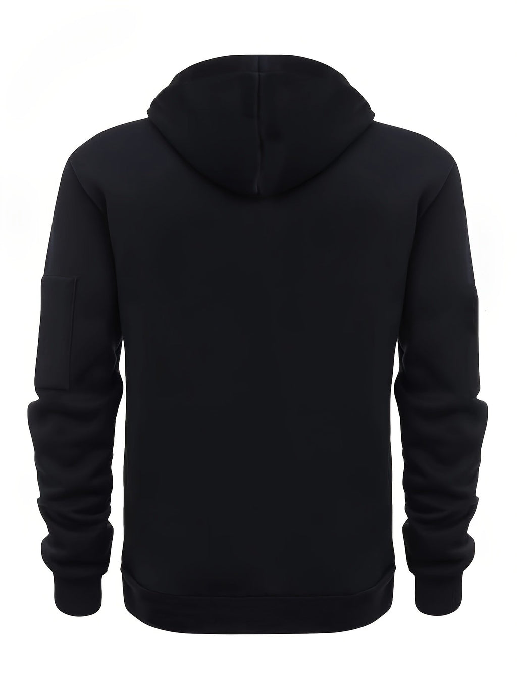 Unisex fitness jacket in solid colour fleece knit for outdoor training