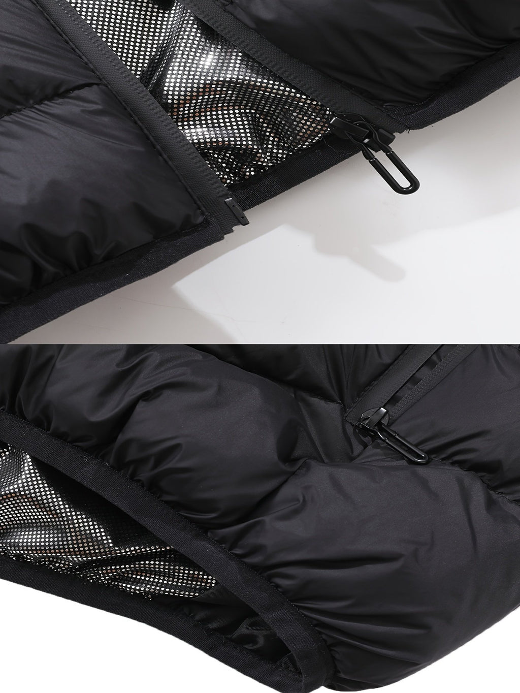 21-zone heated hooded jacket for men with zip closure for winter warmth