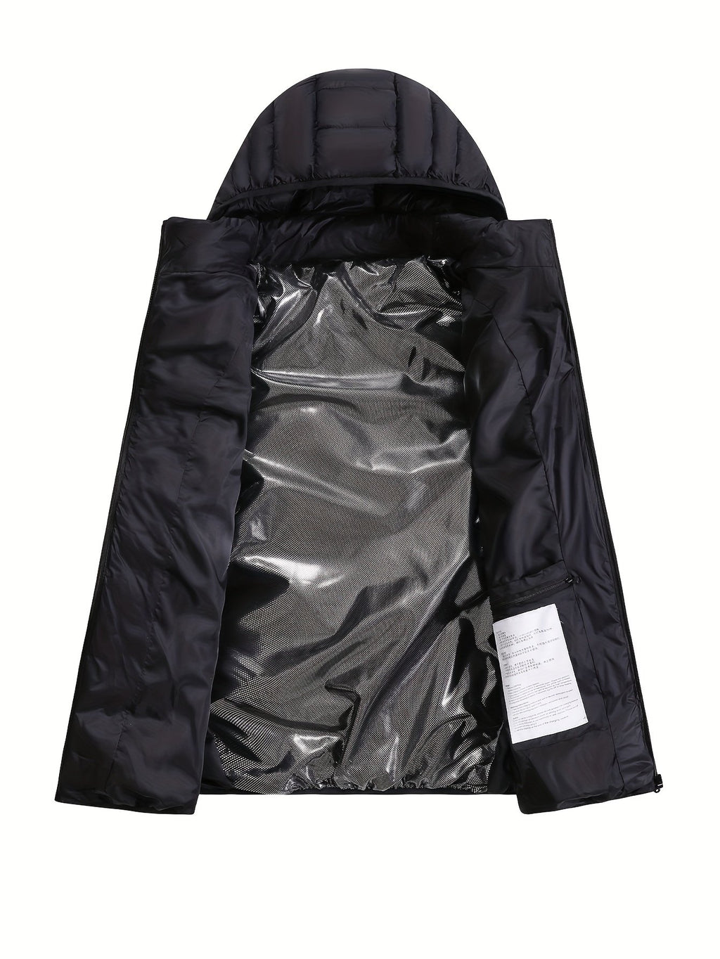 Men's smart heated jacket with constant temperature technology for UK winters