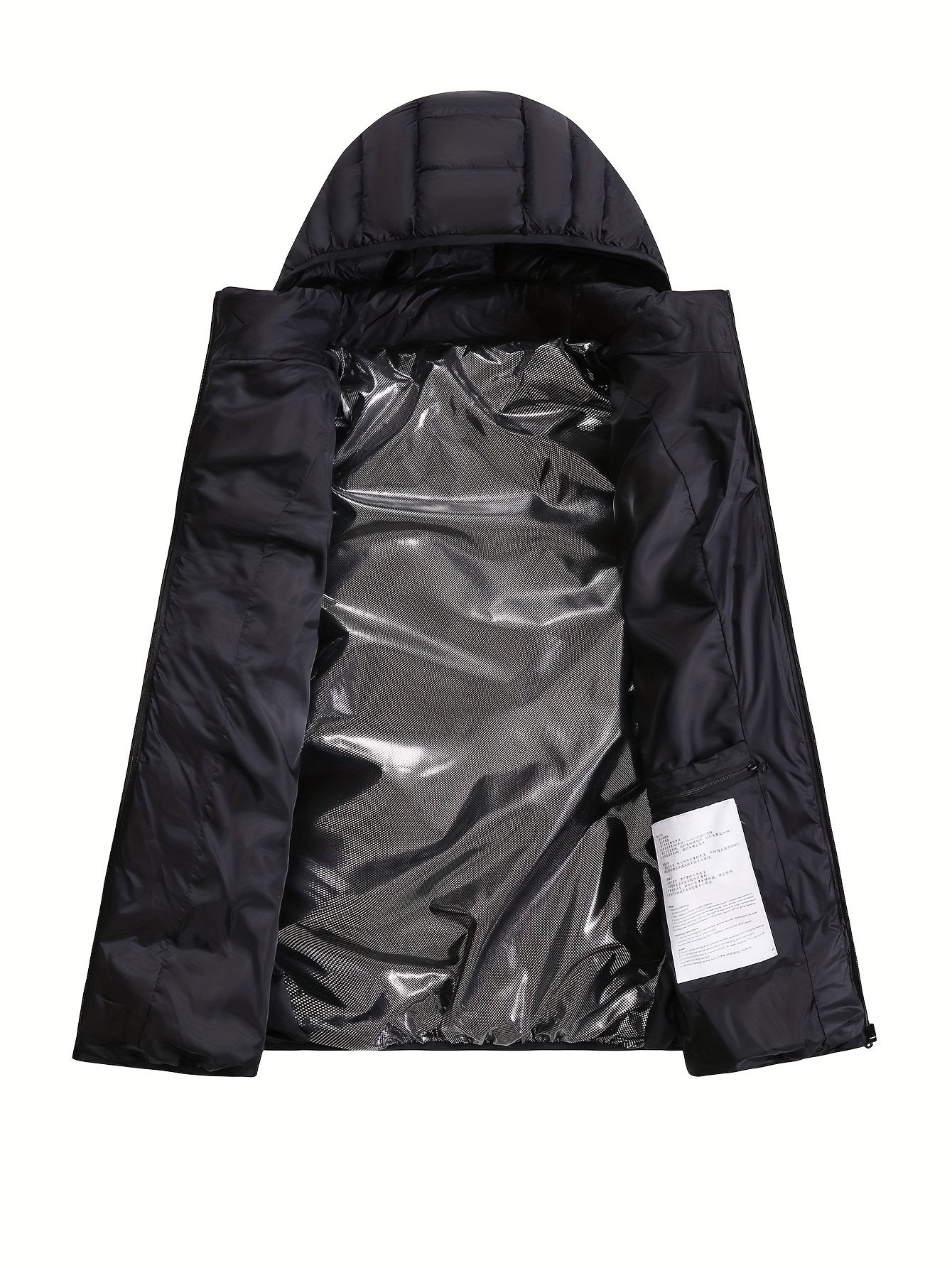 Men's smart heated jacket with constant temperature technology for UK winters