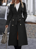 Fit reference for the women's French trench coat in UK sizes 8 to 18