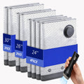 Twenty-piece travel vacuum compression bag set for family trips