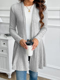 Back view of the women's collarless spring and autumn jacket