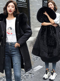 Fit reference for the women's fleece-lined parka in UK sizes 8 to 18