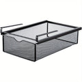 Hanging mesh drawer storage in black and white colour options