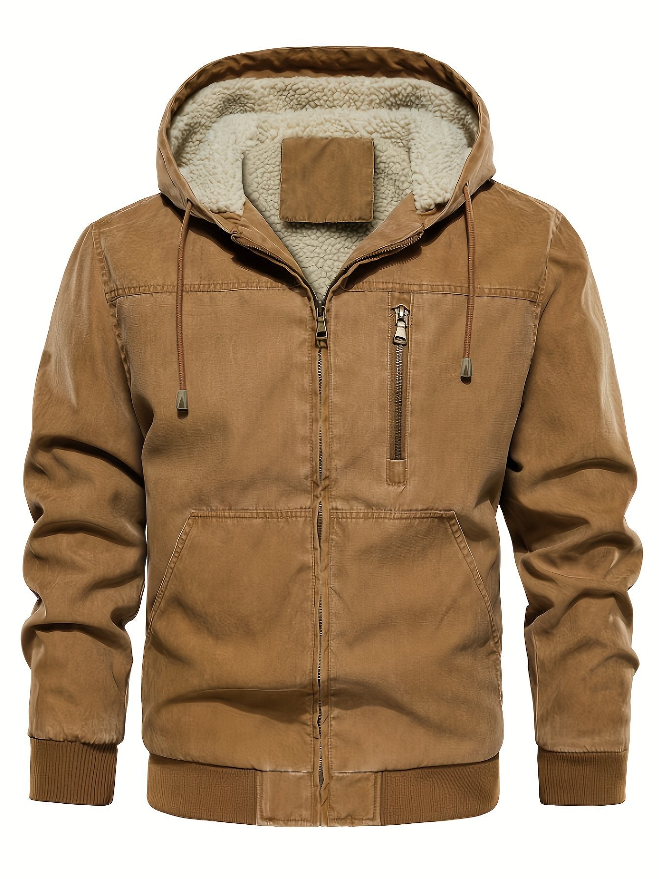 Men's distressed hooded jacket colour variant 2 for autumn winter