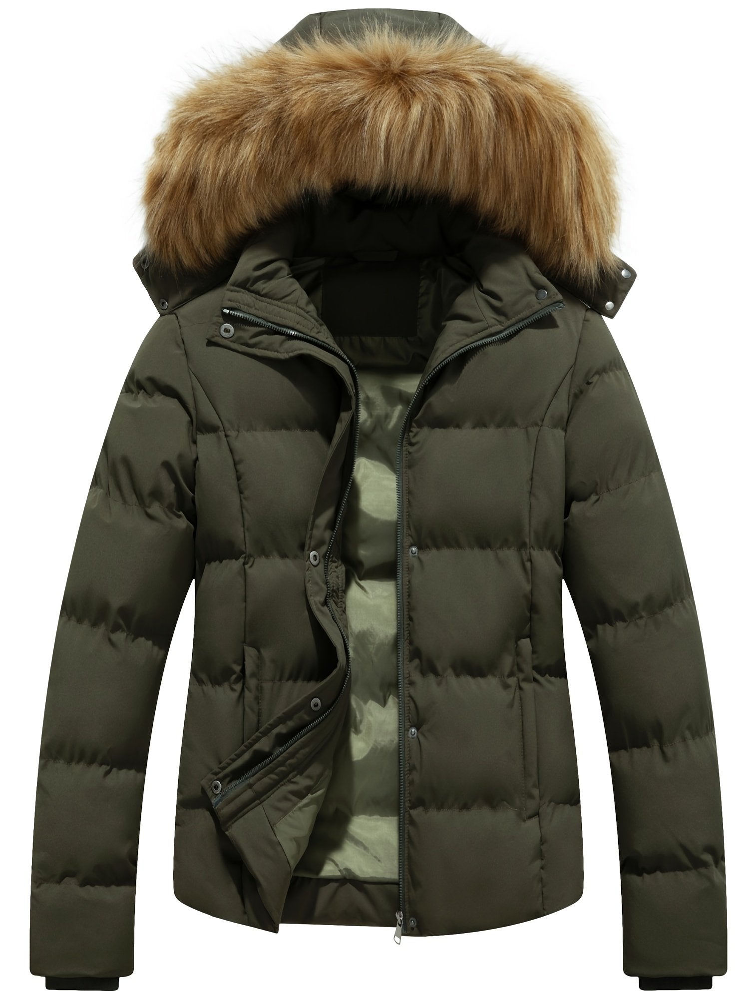 Fit reference for the women's quilted parka in UK sizes 8 to 18