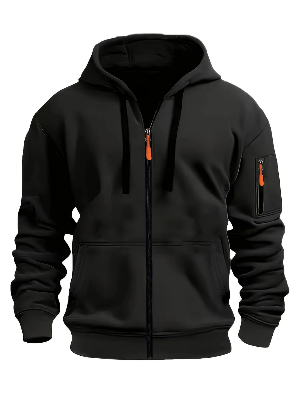 Unisex fleece zip jacket colour variant 4 for running and outdoor training