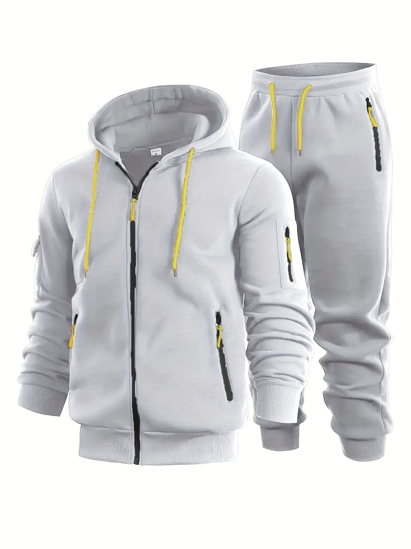 Men's tracksuit set colour variant 5 sporty multi-pocket design