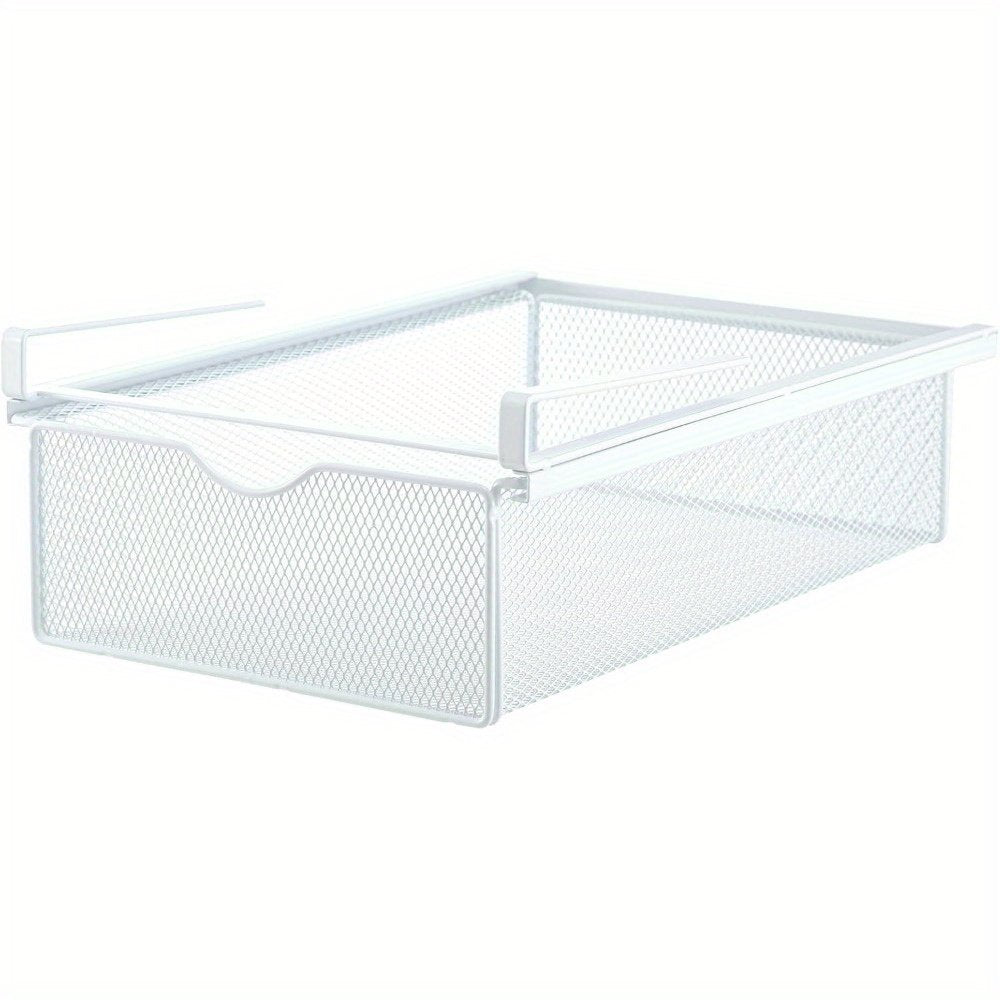 Iron mesh hanging storage drawer keeping small items aired