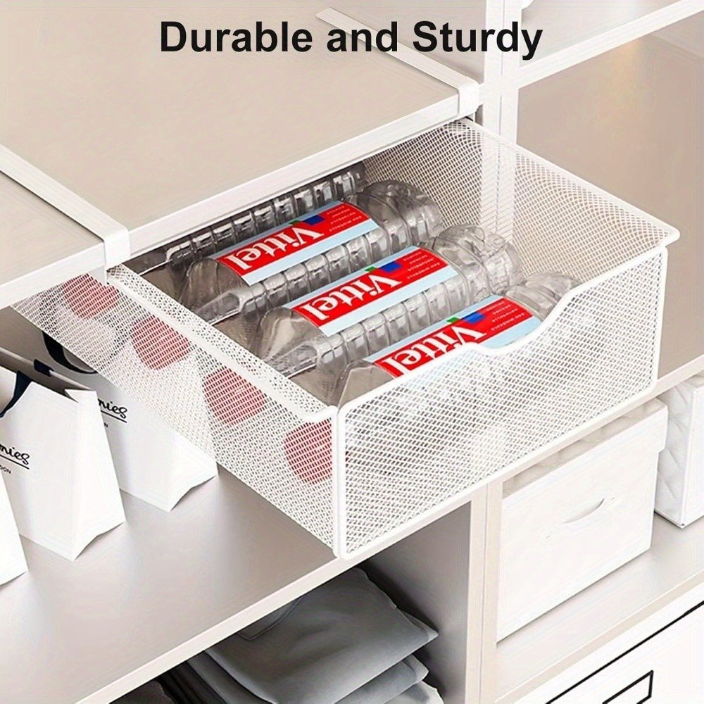 Pull-out metal drawer organiser for bras socks and underwear